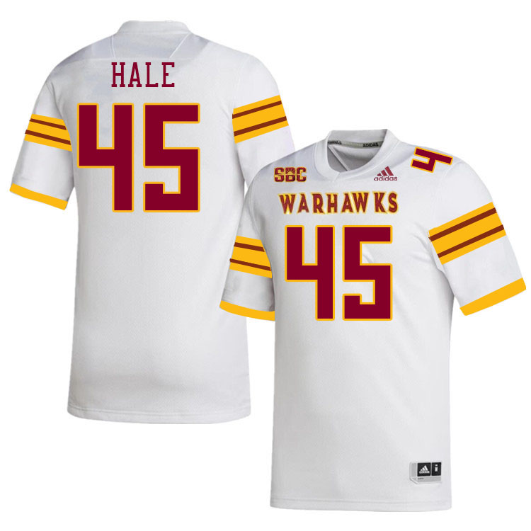 #45 Gunner Hale Louisiana-Monroe Warhawks College Football Jerseys Stitched-White